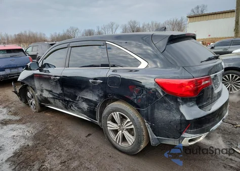 2017 Acura Mdx из США, поврежденный, VIN 5FRYD4H33HB035205
